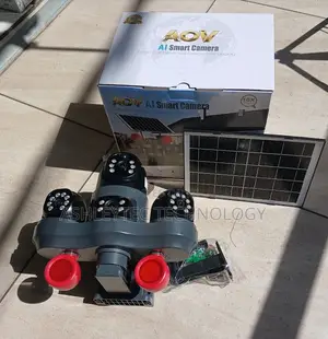 V380 Solar Powered 4G CCTV Camera With Multi-View Monitoring