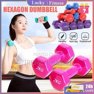 2kgs Dumbells Available * 2 PCS Aerobic Dumbbells
