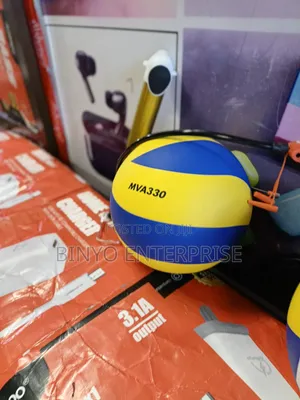 Manual Hand Pump + Mikasa Volleyball