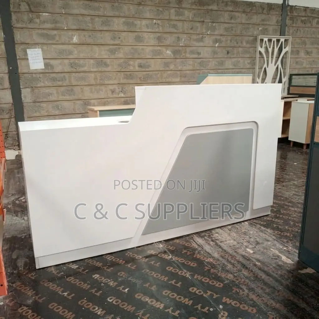 180cm Modern Reception Desk With Light.