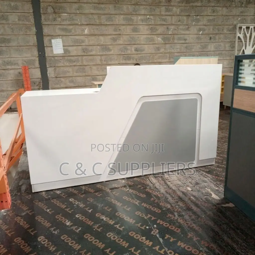 180cm Modern Reception Desk With Light.