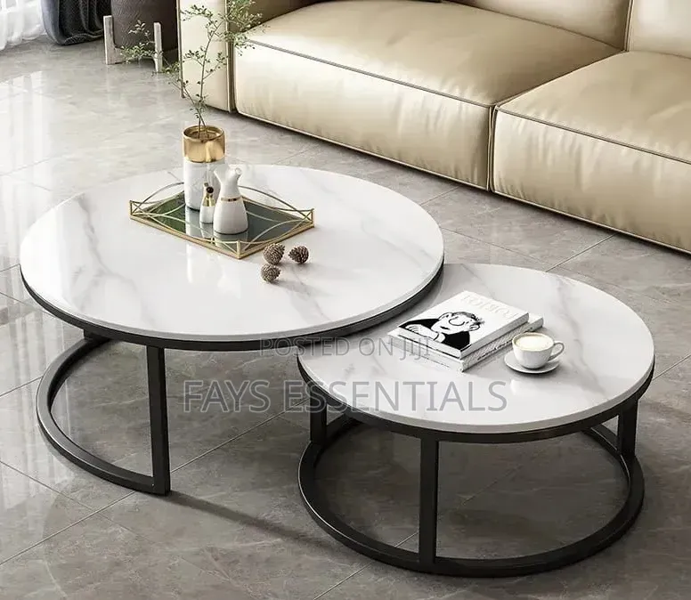 2 in 1 Marble Nesting Tables