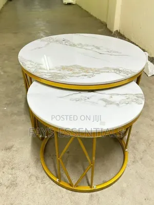 2 in 1 Marble Nesting Tables