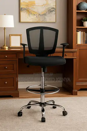 Mesh Reception Chair | Mid Back Ergonomic Receptionist Chair