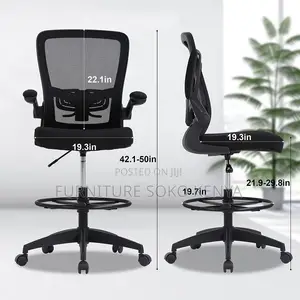 Mesh Reception Chair | Mid Back Ergonomic Receptionist Chair