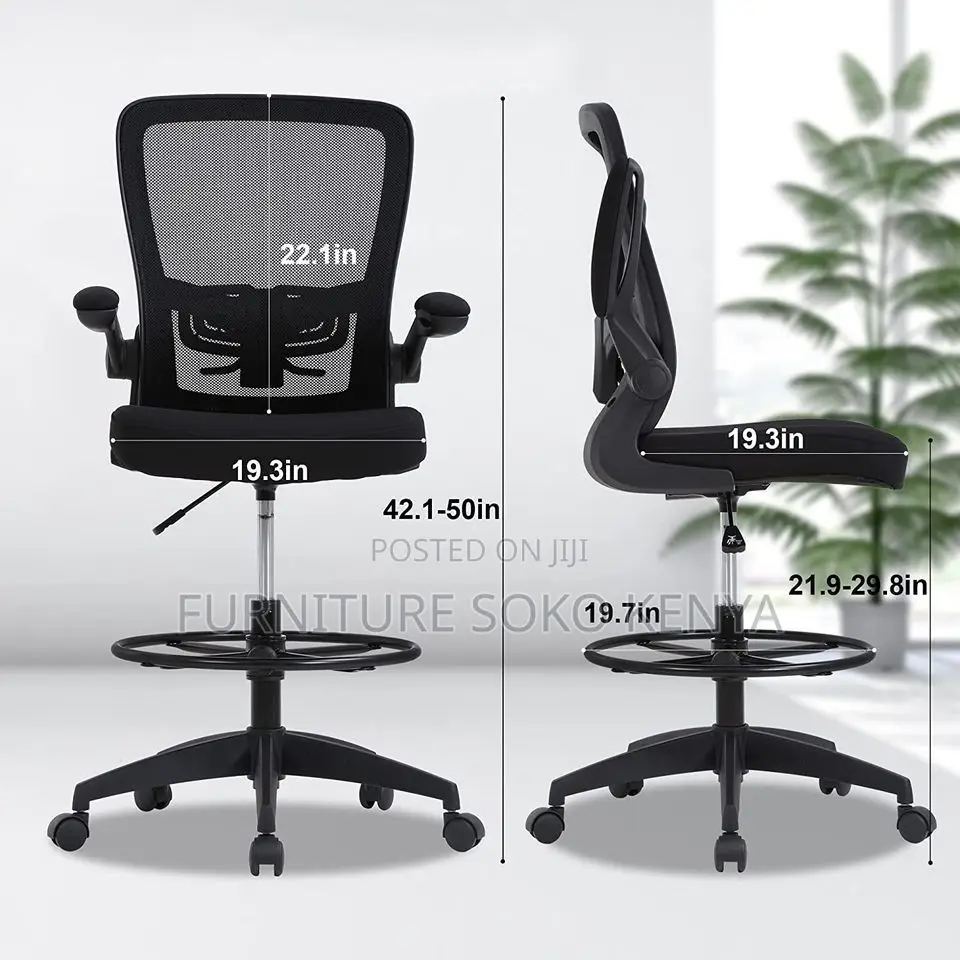 Mesh Reception Chair | Mid Back Ergonomic Receptionist Chair