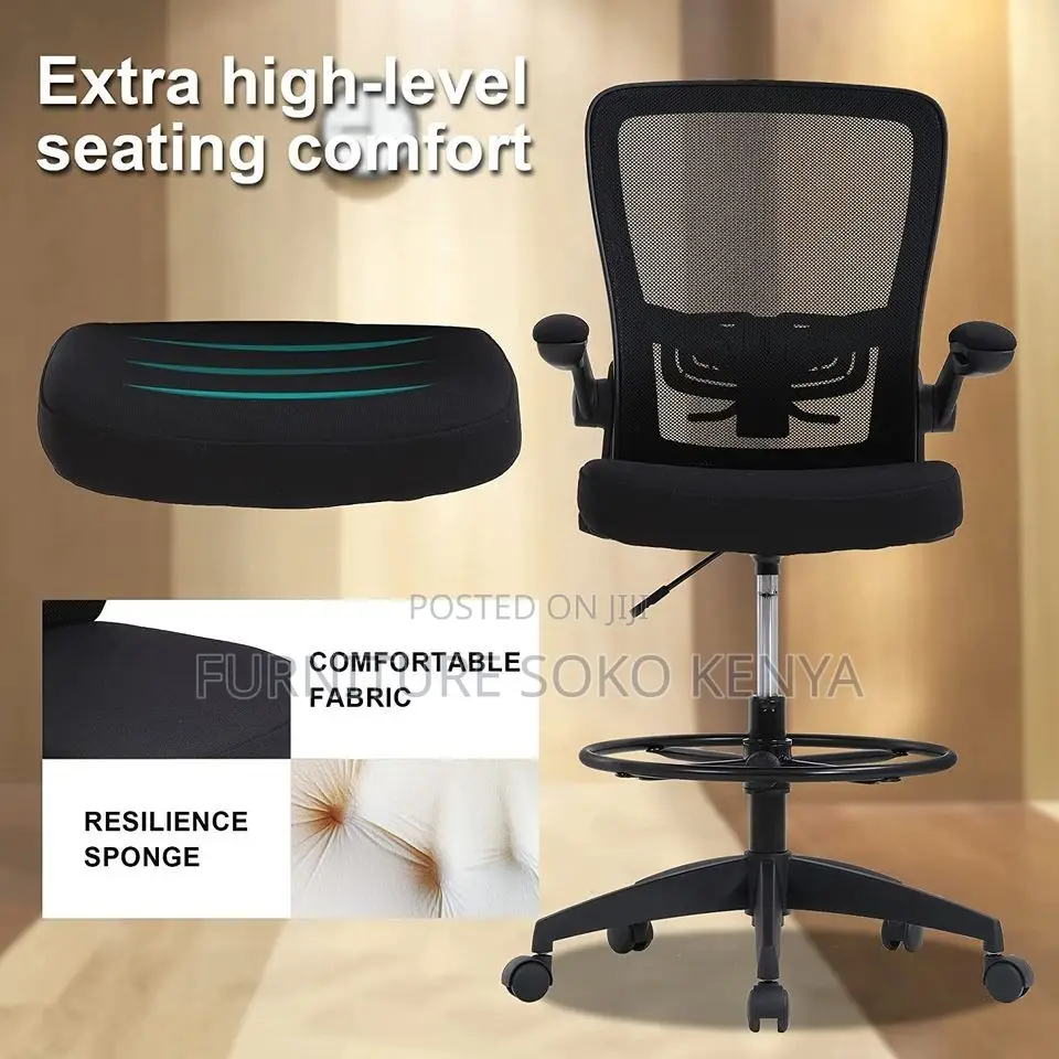 Mesh Reception Chair | Mid Back Ergonomic Receptionist Chair