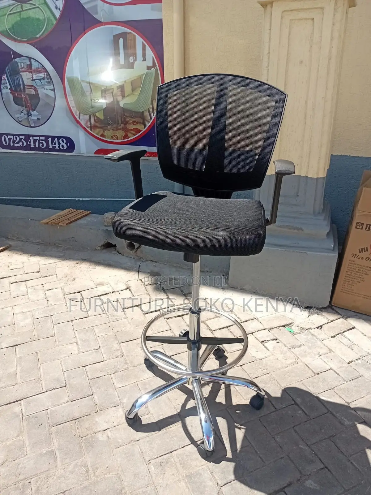 Mesh Reception Chair | Mid Back Ergonomic Receptionist Chair