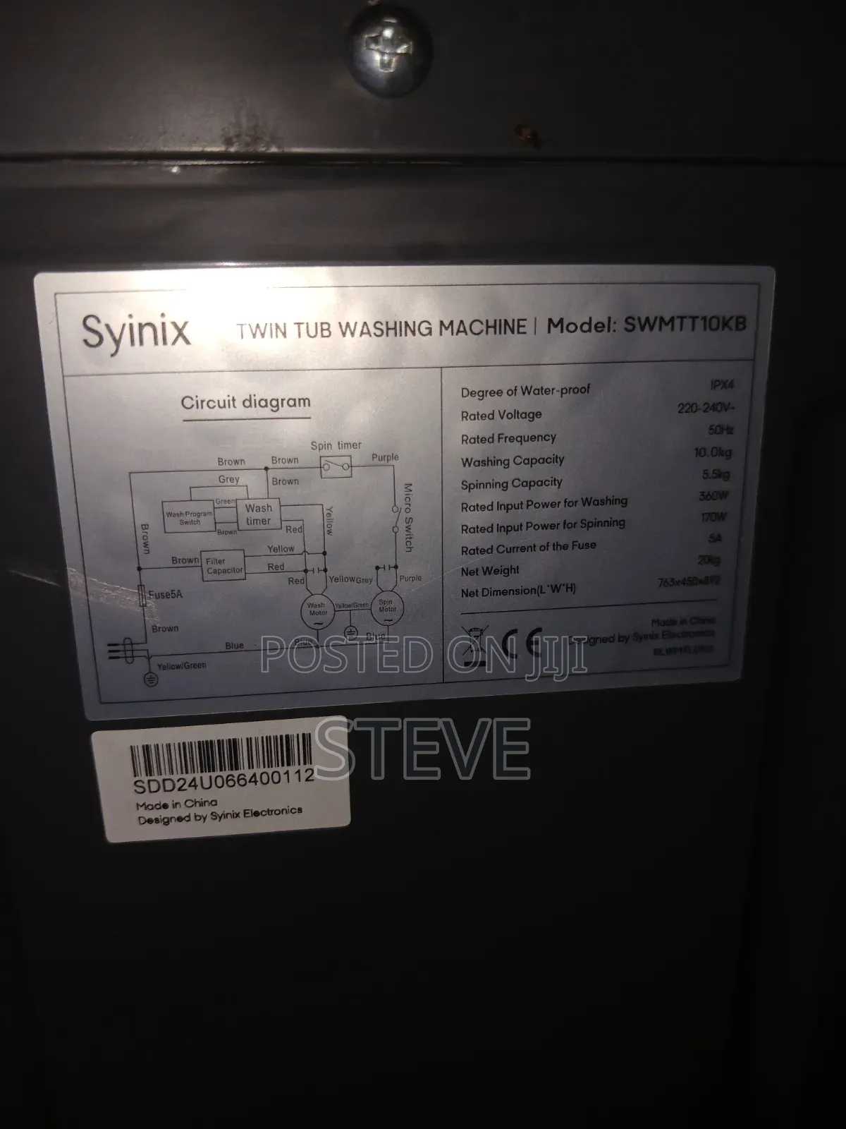 Synix Automatic 10kg Capacitt