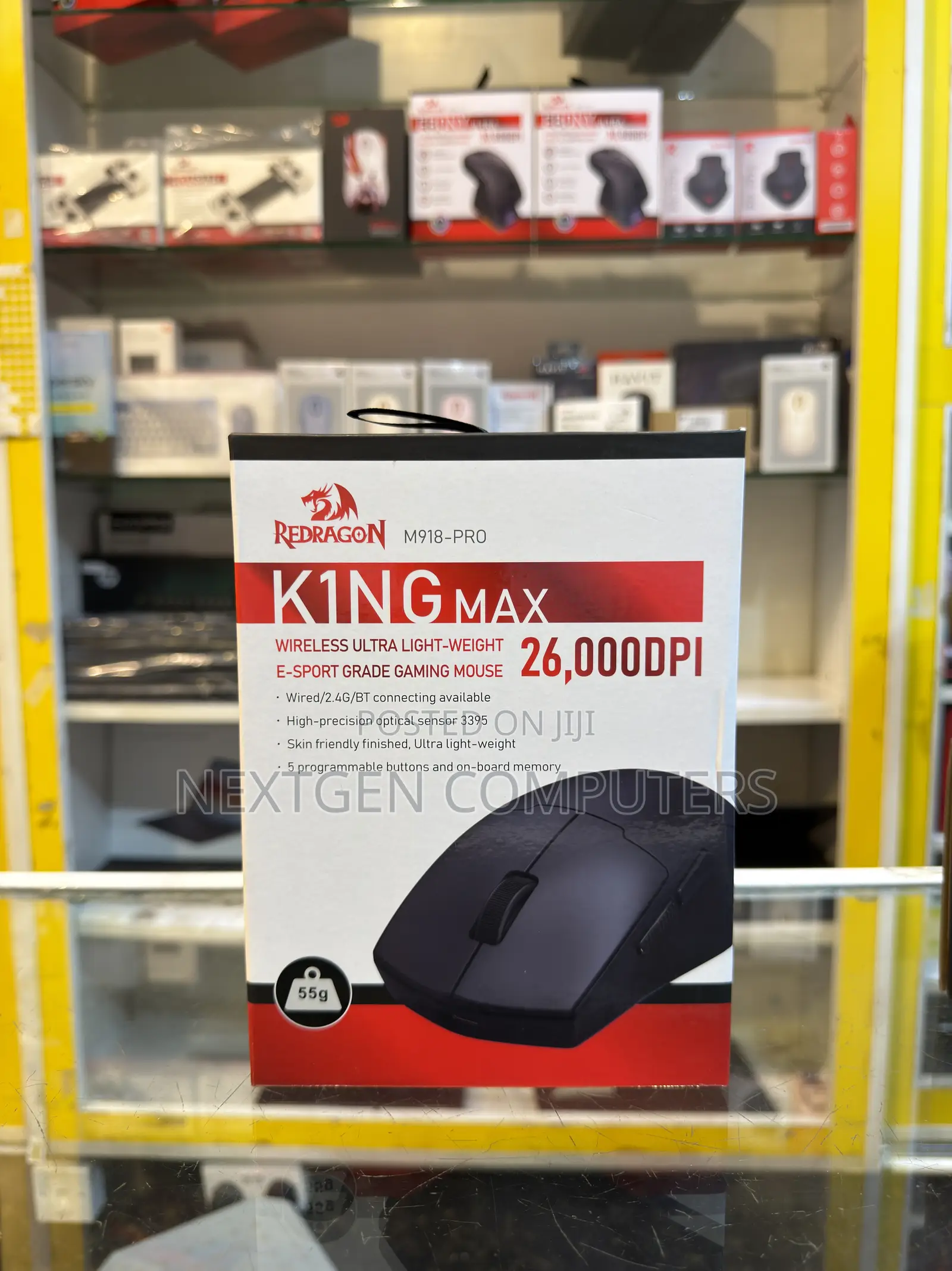 RedDragon M918-Pro Wireless E-Sport Grade Gaming Mouse 26,000DPI