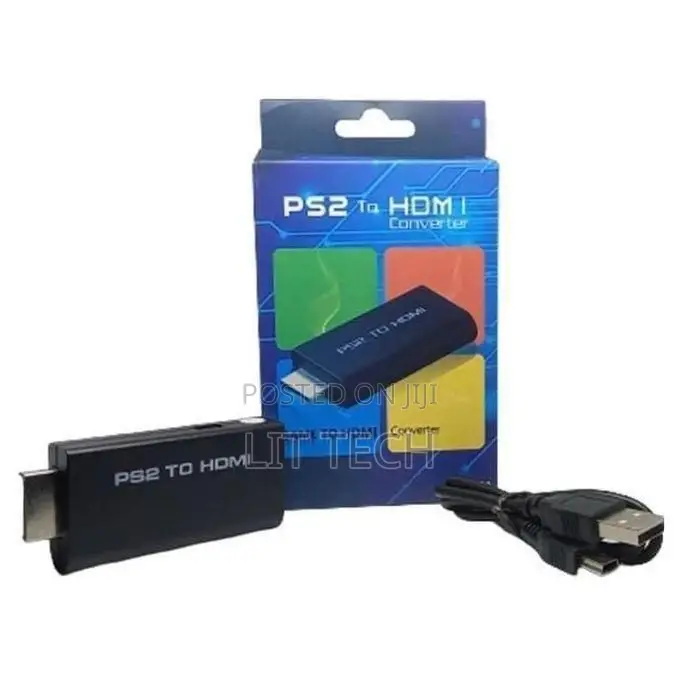 PS2 to HDMI Converter Adapter – Boost PS2 Visuals to 1080P on HDTV