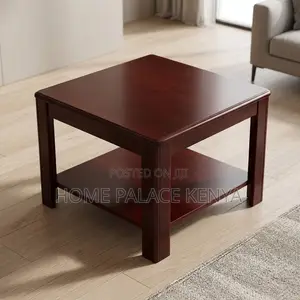 Side Table; Square Wooden Side Table