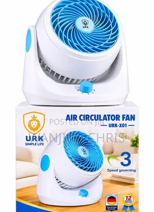 Powerful Tabletop Fan URK-X01 Air Circulation Fan