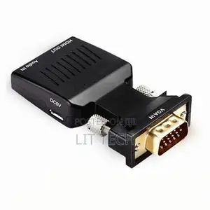 Adapter - VGA HDMI - 3.5mm - 1080P HDTV AV - VGA to HDMI - Black