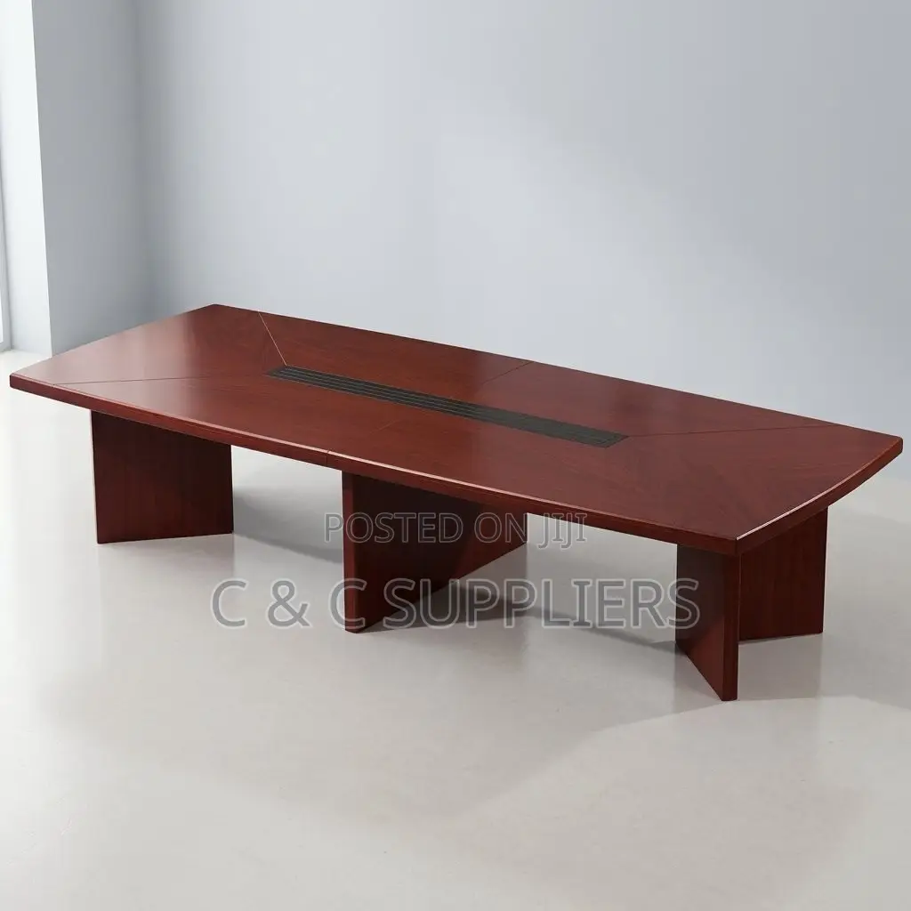 3.0M Mahogany Meeting Table