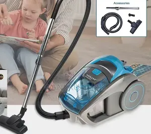 Sokany SK-3372 Is a Blue and Silver Cyclonic Bagless Vacuum Cleaner