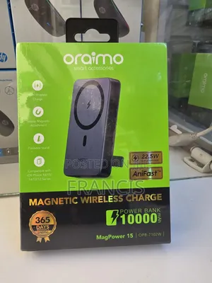 Oraimo Magnetic Wireless Charge Power Bank