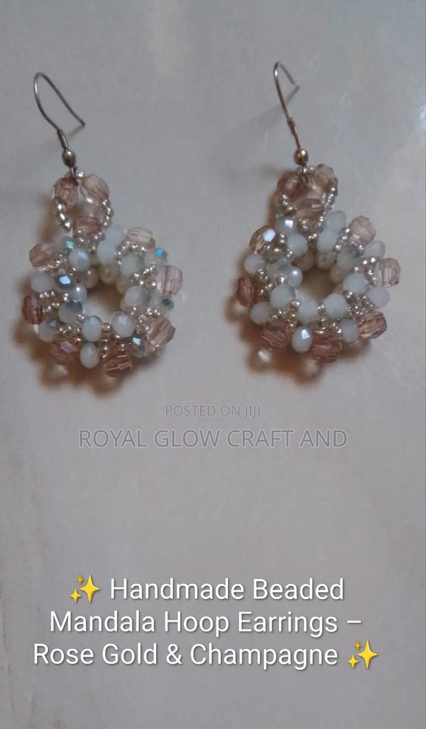 Crystal Beaded Earrings - main view