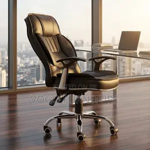 Office Chair; Adjustable Leather Office Chair