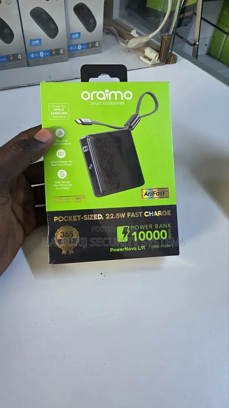 Pocket Sized Oraimo Power Bank