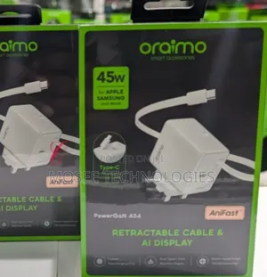 Oraimo PowerGan 454 OCW-7451U – 45W Fast Charger