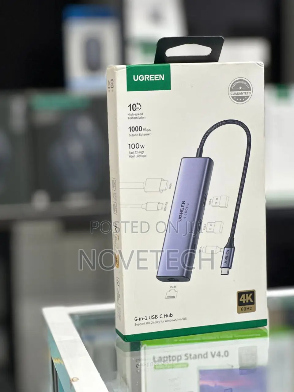 UGREEN 6-in-1 USB C Hub HDMI Adapter 4K for MacBook and Dell XPS