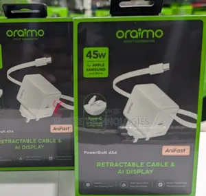 Oraimo PowerGan 454 – Smart Fast Charging Adapter