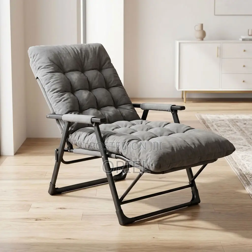 Folding Recliner Chair – Adjustable Multi-Position Lounge Seat