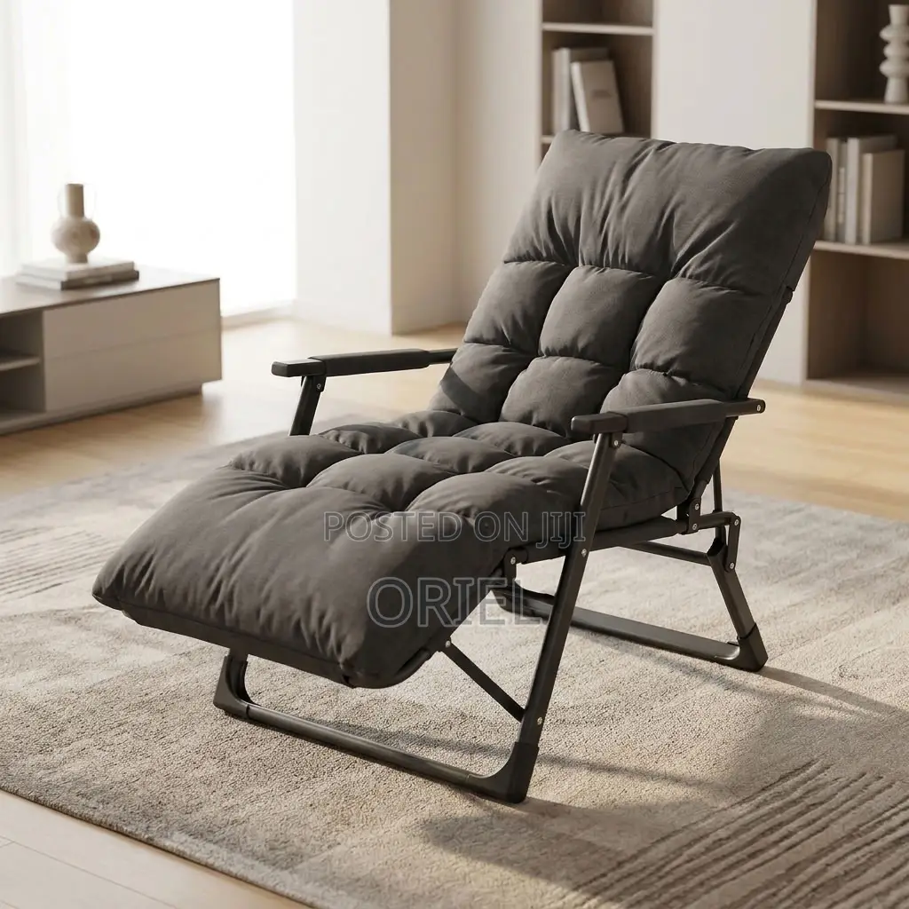 Folding Recliner Chair – Adjustable Multi-Position Lounge Seat