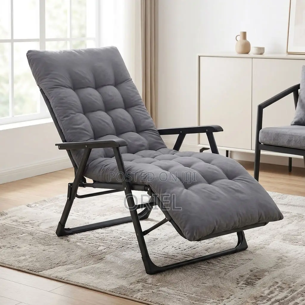 Folding Recliner Chair – Adjustable Multi-Position Lounge Seat