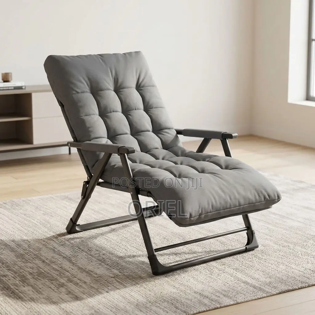 Folding Recliner Chair – Adjustable Multi-Position Lounge Seat