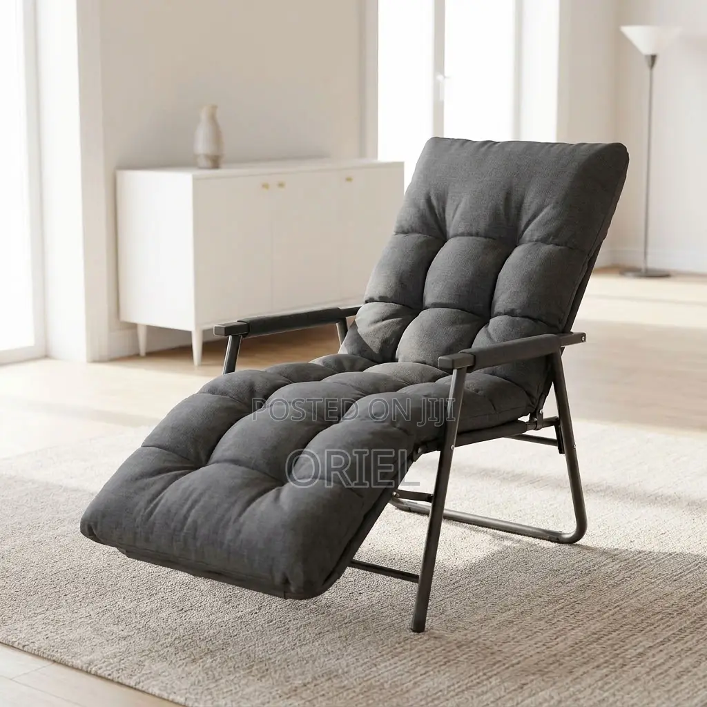 Folding Recliner Chair – Adjustable Multi-Position Lounge Seat
