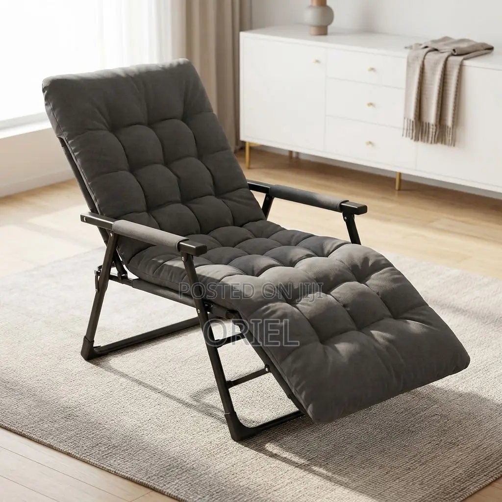 Folding Recliner Chair – Adjustable Multi-Position Lounge Seat