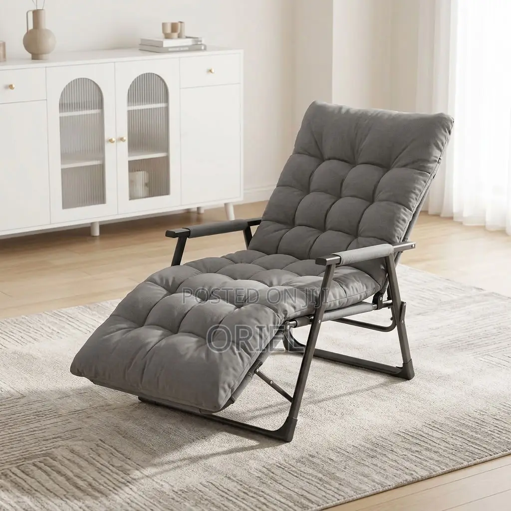 Folding Recliner Chair – Adjustable Multi-Position Lounge Seat