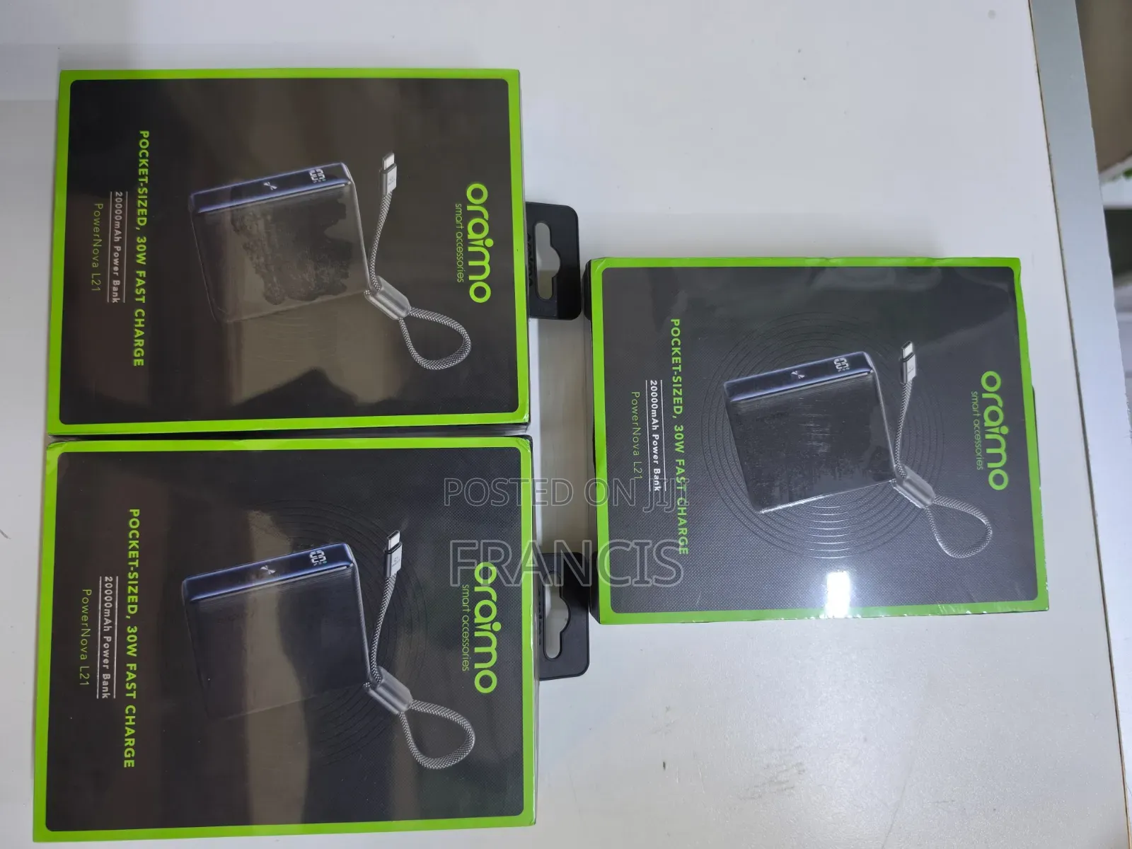 30w Oraimo Power Bank