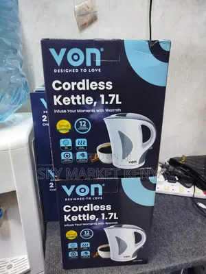 Von Cordless Kettle 1.7L VSKL17BNK