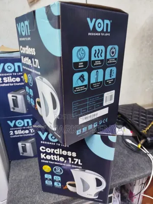 Von Cordless Kettle 1.7L VSKL17BNK