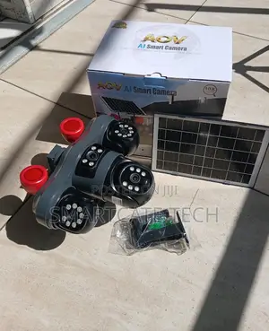 V380 Triple View 4G Solar CCTV Camera for Home Security