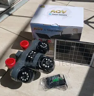 V380 Three Lens Solar Powered Security Camera for Sale
