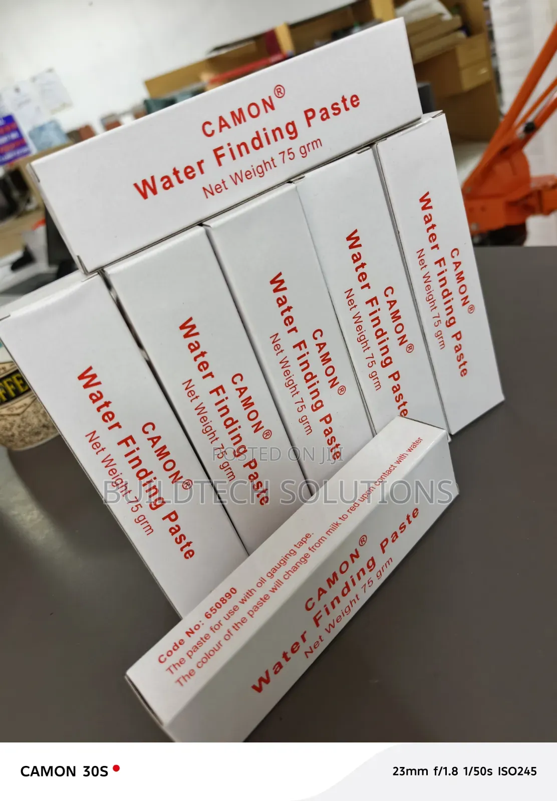 Water Finding Paste for Oil Gauging
