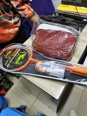 Badminton Net , Racket and Cocks