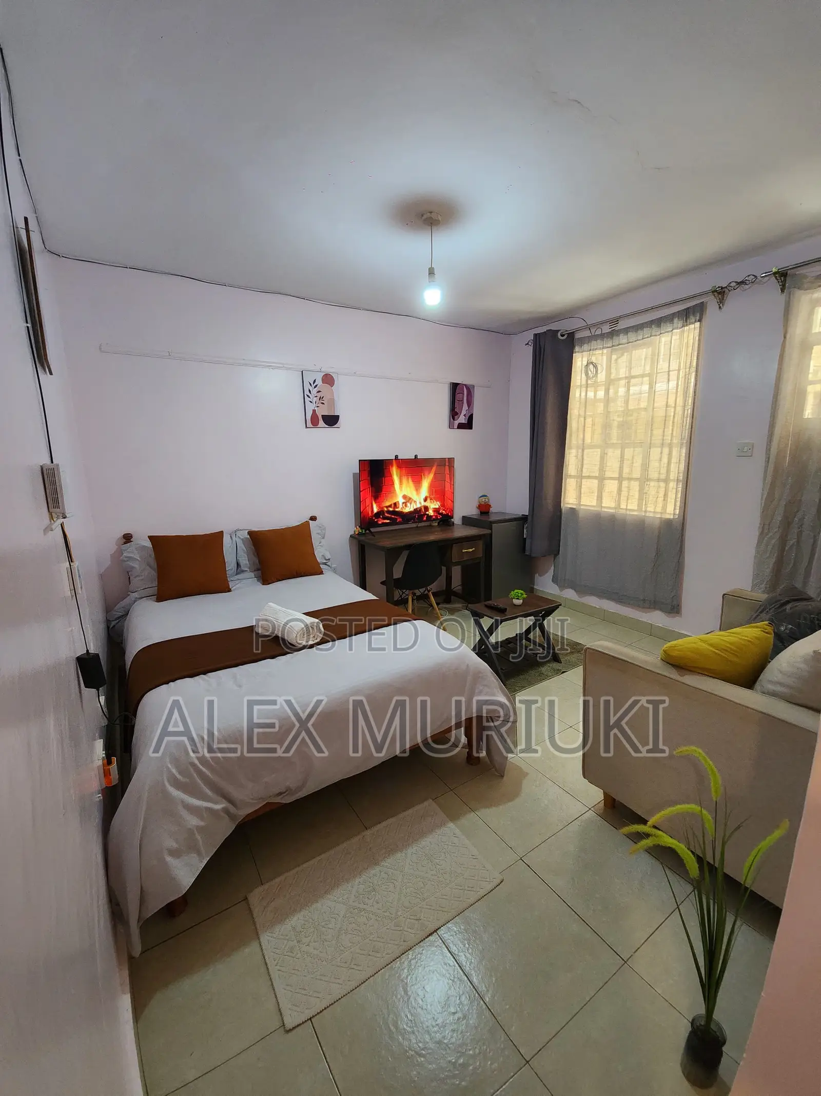 Neon Studio Airbnb in Juja Fully Furnished Apartment