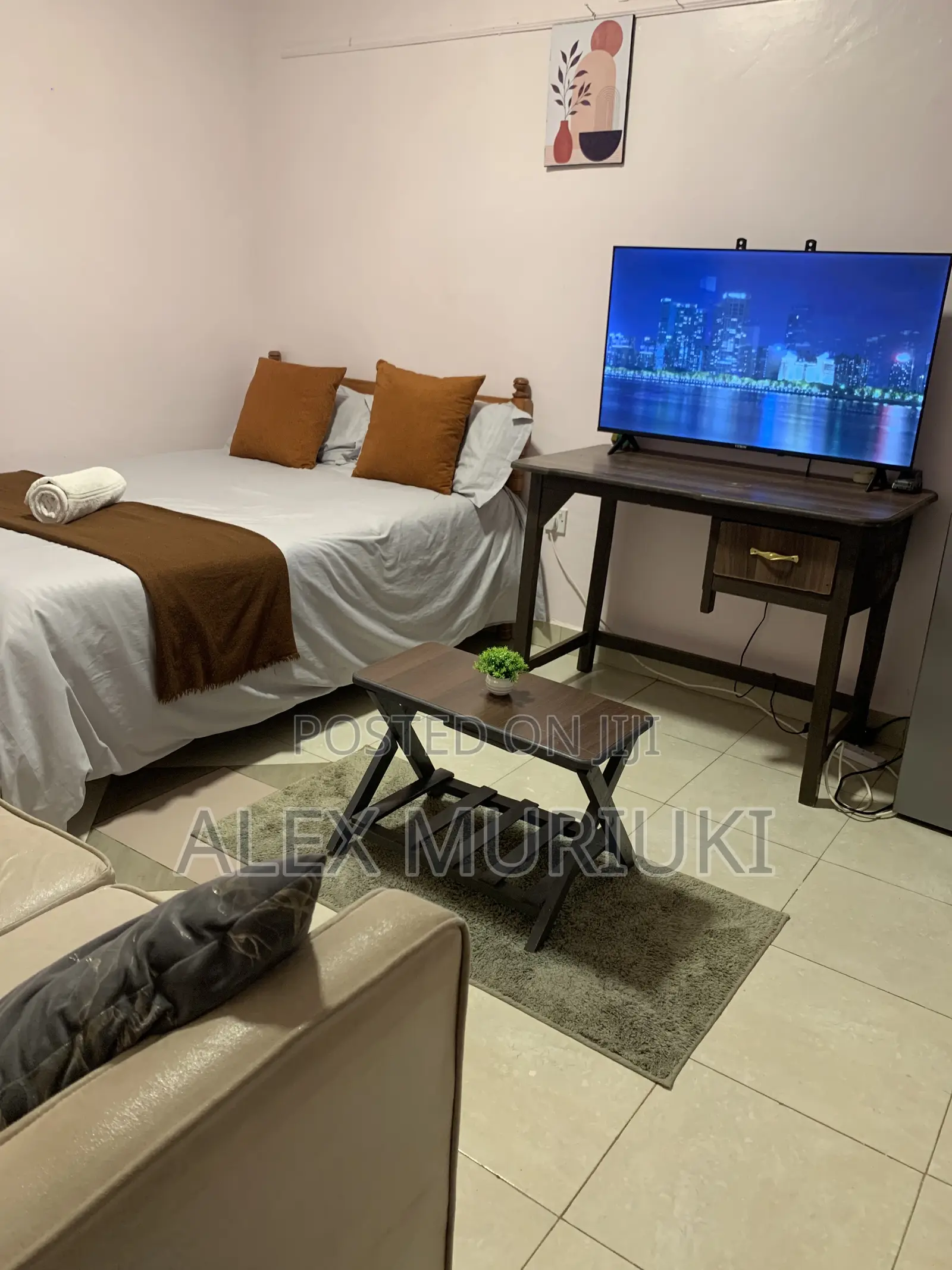 Neon Studio Airbnb in Juja Fully Furnished Apartment
