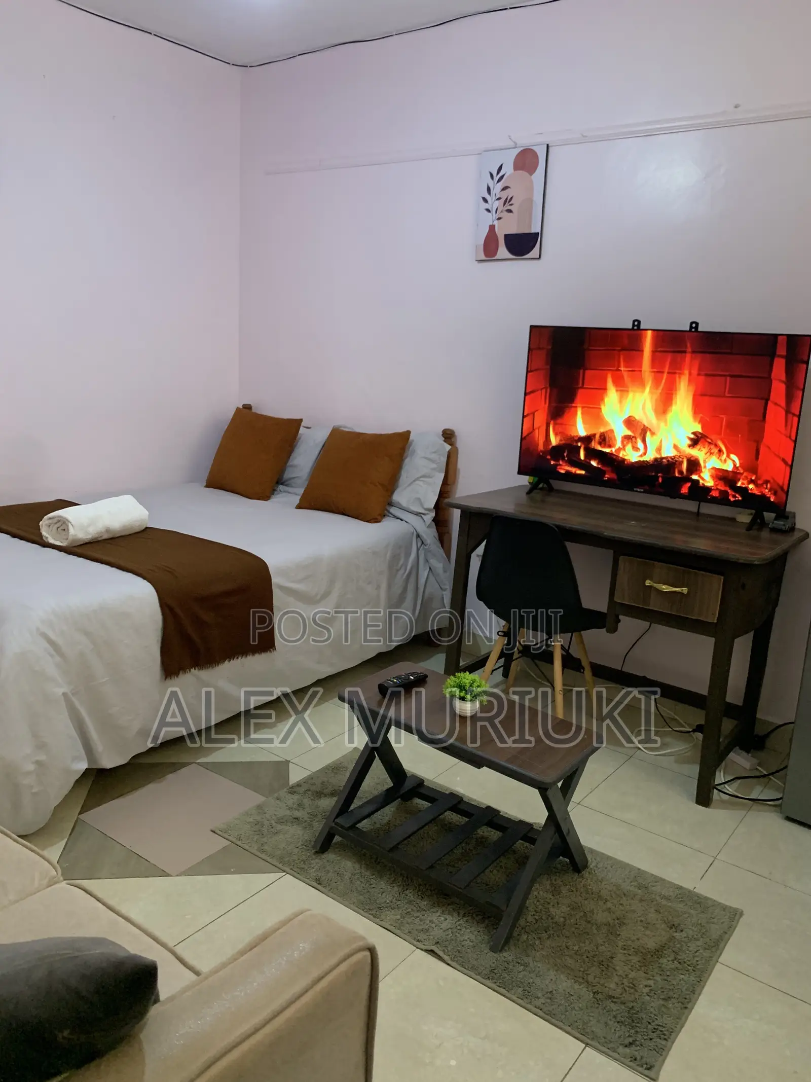 Neon Studio Airbnb in Juja Fully Furnished Apartment