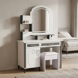Modern Dressing Table With Mirror and Storage – Stylish Vanity Set