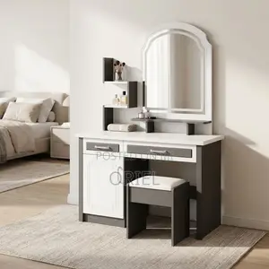 Modern Dressing Table With Mirror and Storage – Stylish Vanity Set