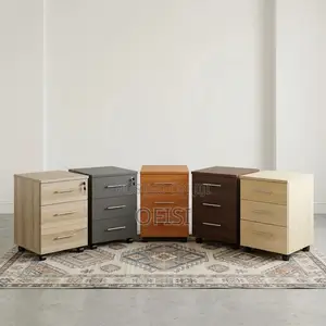 Office Cabinet; Mobile Office Cabinet With Three Drawers