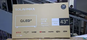Solarmax 43" Inch Bluetooth Enabled FHD Frameless Smart Android TV