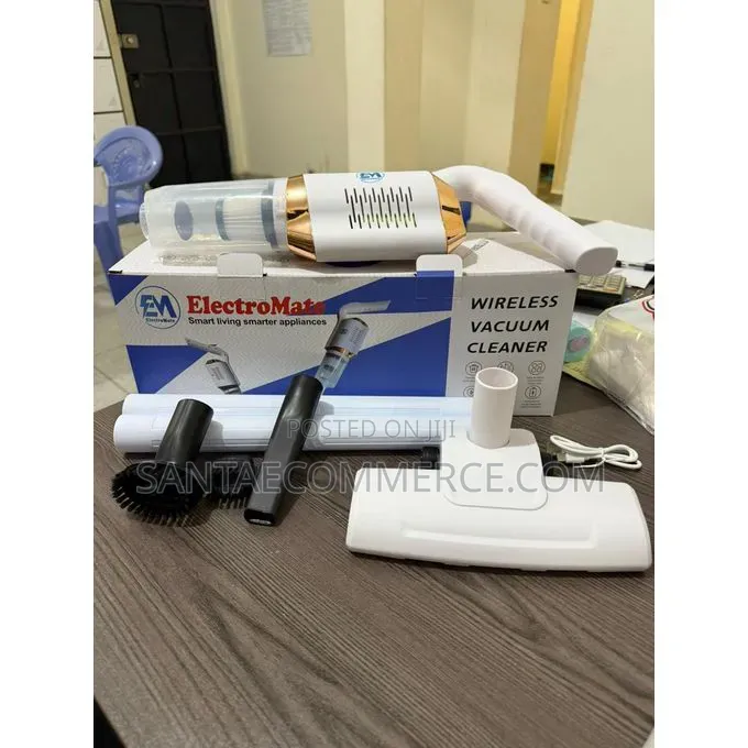 ElectroMate Wireless Vacuum Cleaner Rechargeable Handheld Vacuum