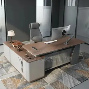 Office Furniture; 2.4 Meters C.E.O Office Desk